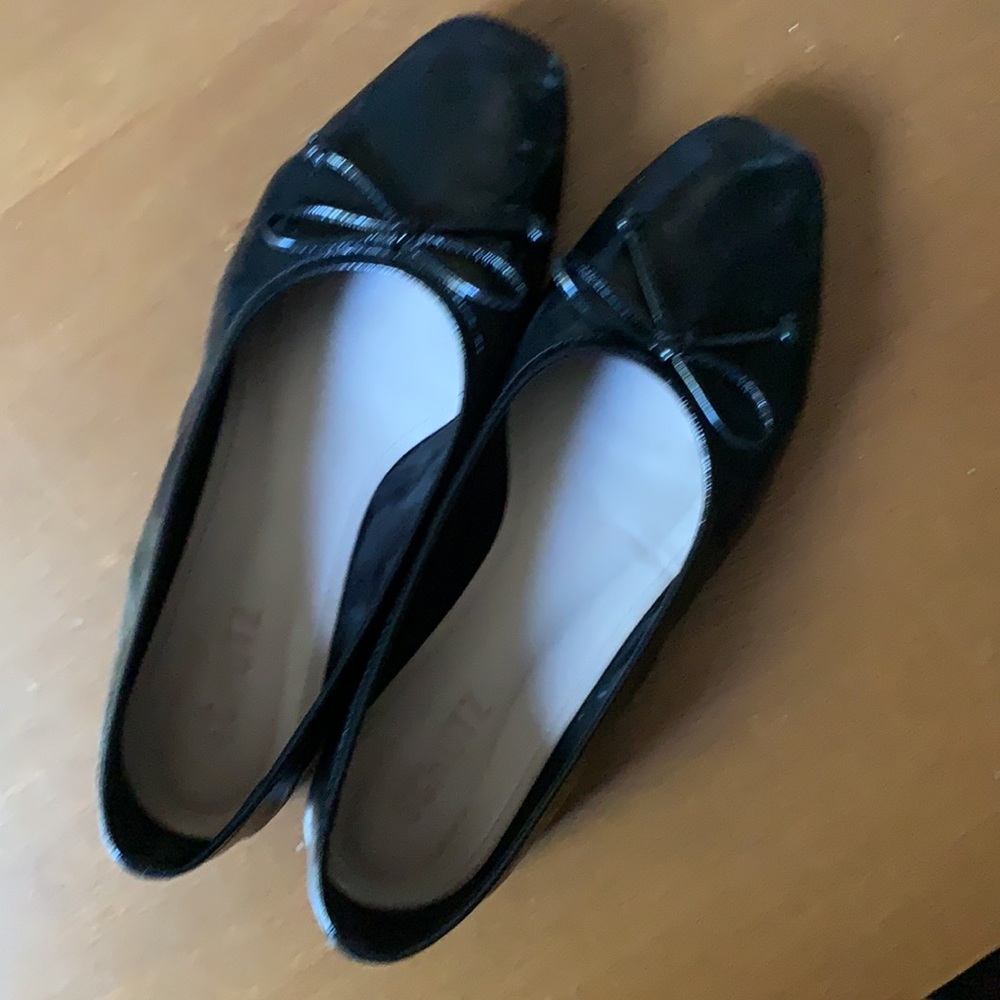 Schutz Arissa Square-toe Ballet Flats - Size 7.5